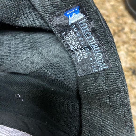 Retro OTIS Technologies GUN Enthusiast Black Cotton Strap Back Baseball Hat - Picture 6 of 6